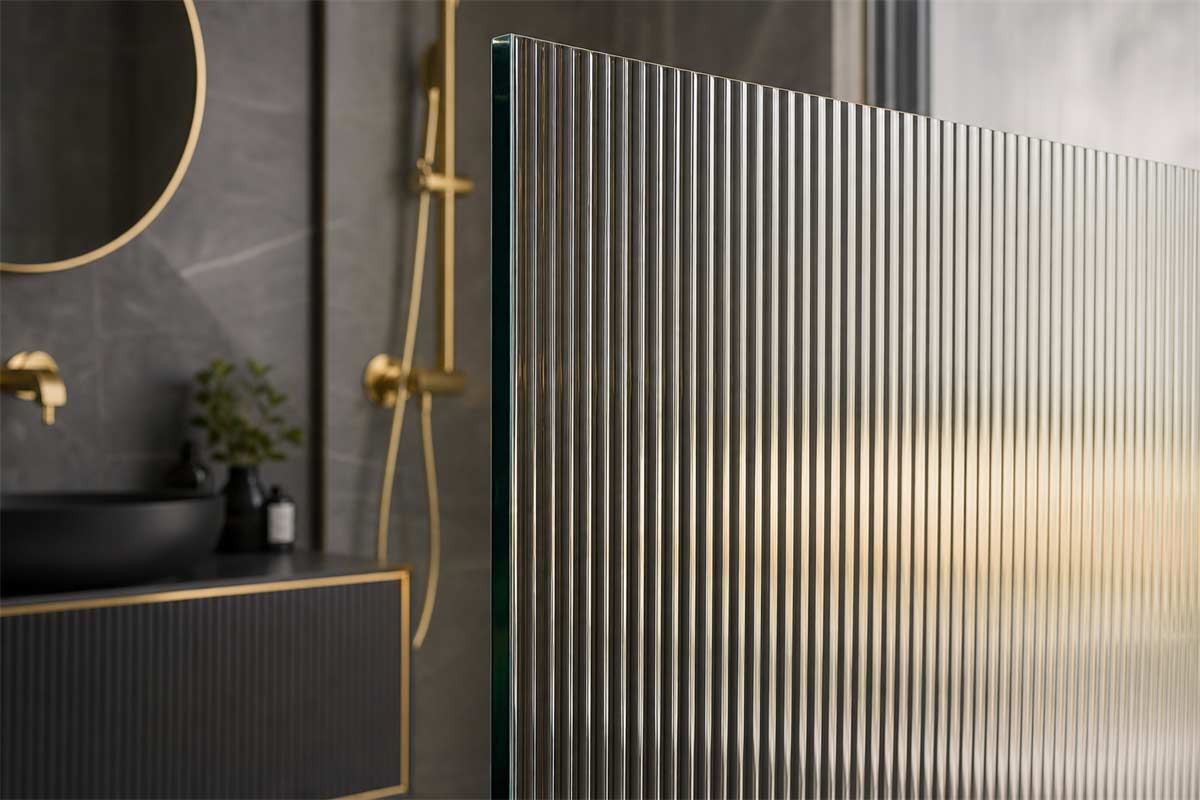 Local Brisbane’s glass replacement 4-6mm Narrow Line / Fluted Glass